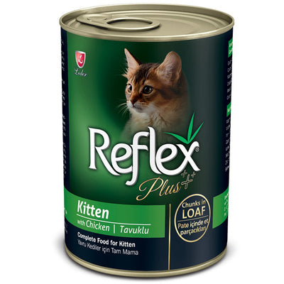 Reflex Plus Loaf Tavuklu 400gr Yavru Yaş Kedi Konservesi