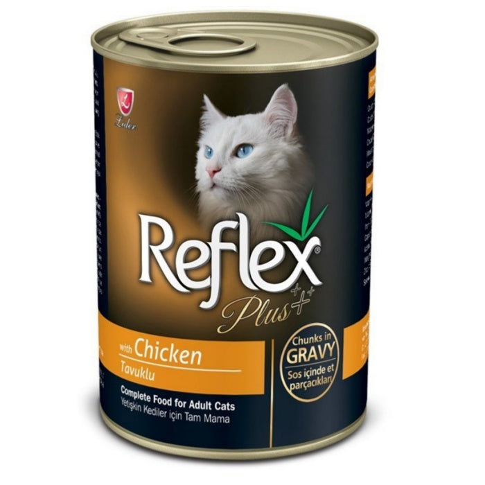 Reflex Plus Gravy Tavuklu 400gr Yaş Kedi Konservesi