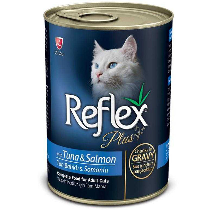 Reflex Plus Gravy Ton&Somon 400gr Yaş Kedi Konservesi