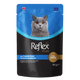Reflex Plus Pouch Jöle İçinde Et Parçacıklı Ton Balıklı Ve Alabalıklı Yetişkin Kedi Maması 85 G