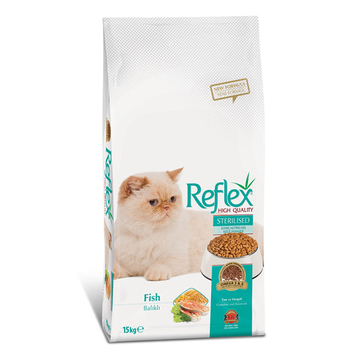 Reflex Sterilised Balıklı 15 Kg Kısırlaştırılmış Kuru Kedi Maması