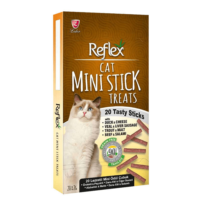 Reflex Tahılsız Mini Stick Kedi Ödülü 20x2gr