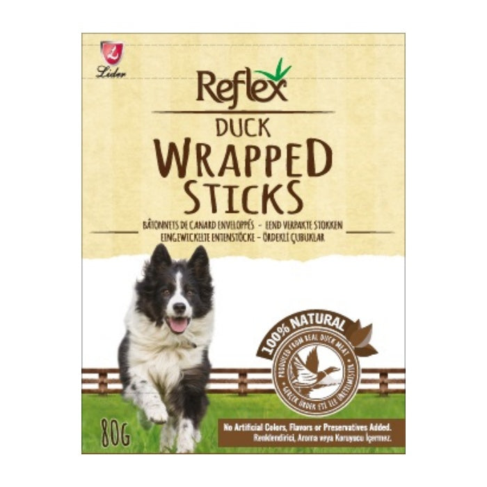 Reflex Ördek Parçalı Çubuk 80gr Köpek Ödül Maması