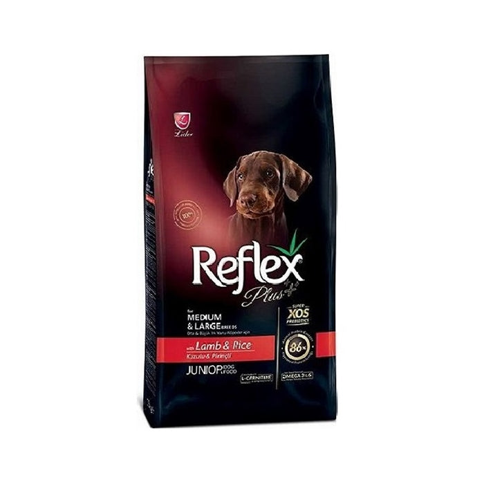 Reflex Plus Junior Kuzulu 3 Kg Medium&Large Breed Yavru Kuru Köpek Maması