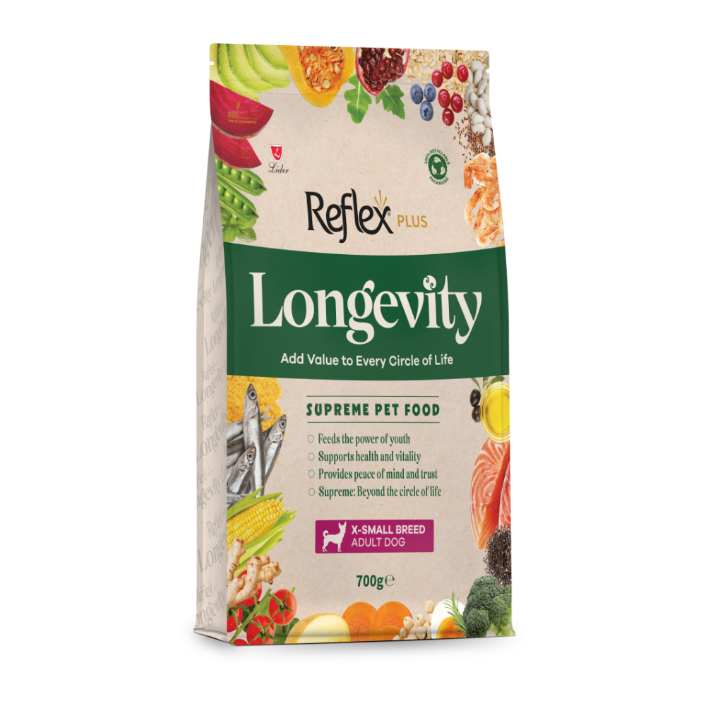 Reflex Plus Longevity Çok Küçük Irk Yetişkin Köpek Maması 700gr