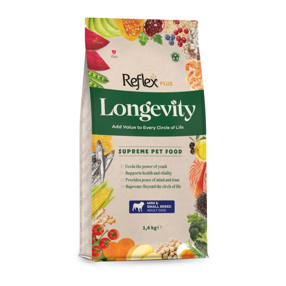 Reflex Plus Longevity Mini ve Küçük Irk Yetişkin Köpek Maması 1400gr