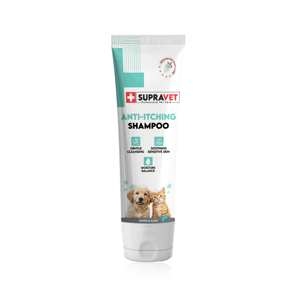SupraVet Anti-Itching Kedi ve Köpekler için Kaşıntı Karşıtı Şampuan 200ml