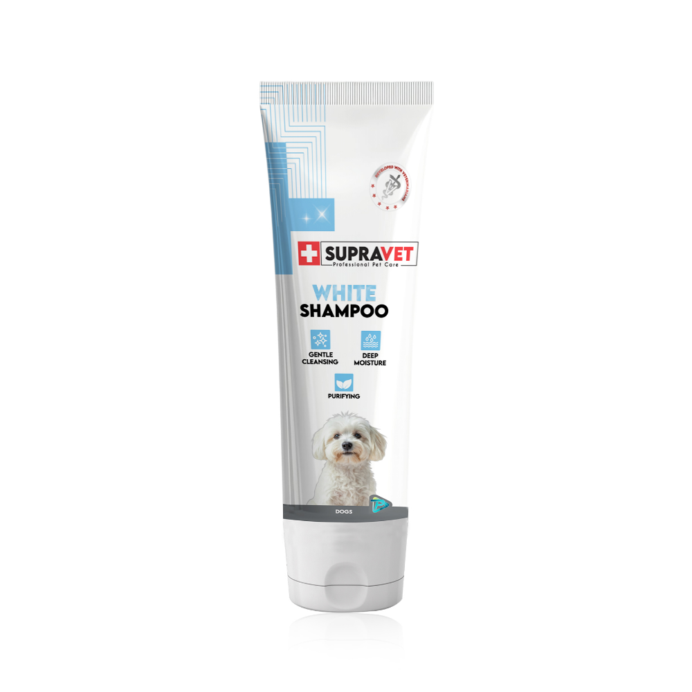 SupraVet Beyaz Tüylü Köpekler için Şampuan 200ml