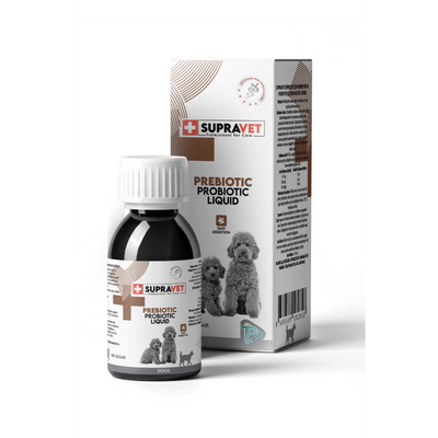 SupraVet Sıvı Probiyotik Köpek Bağışıklık Güçlendirici Probiyotik + Prebiyotik Takviyesi 100 ml