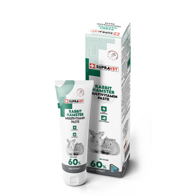 SupraVet Tavşan, Hamster, Guinea Pig ve Kemirgenler İçin Multivitamin Malt Paste 100 gr