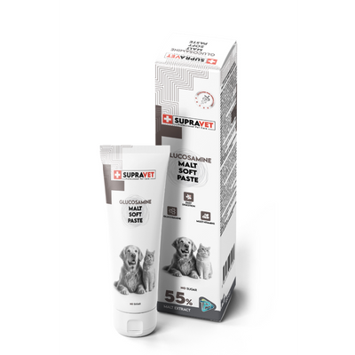 SupraVet Glucosamine Kedi ve Köpek Eklem ve Kas Destekleyici Malt Paste 100 gr