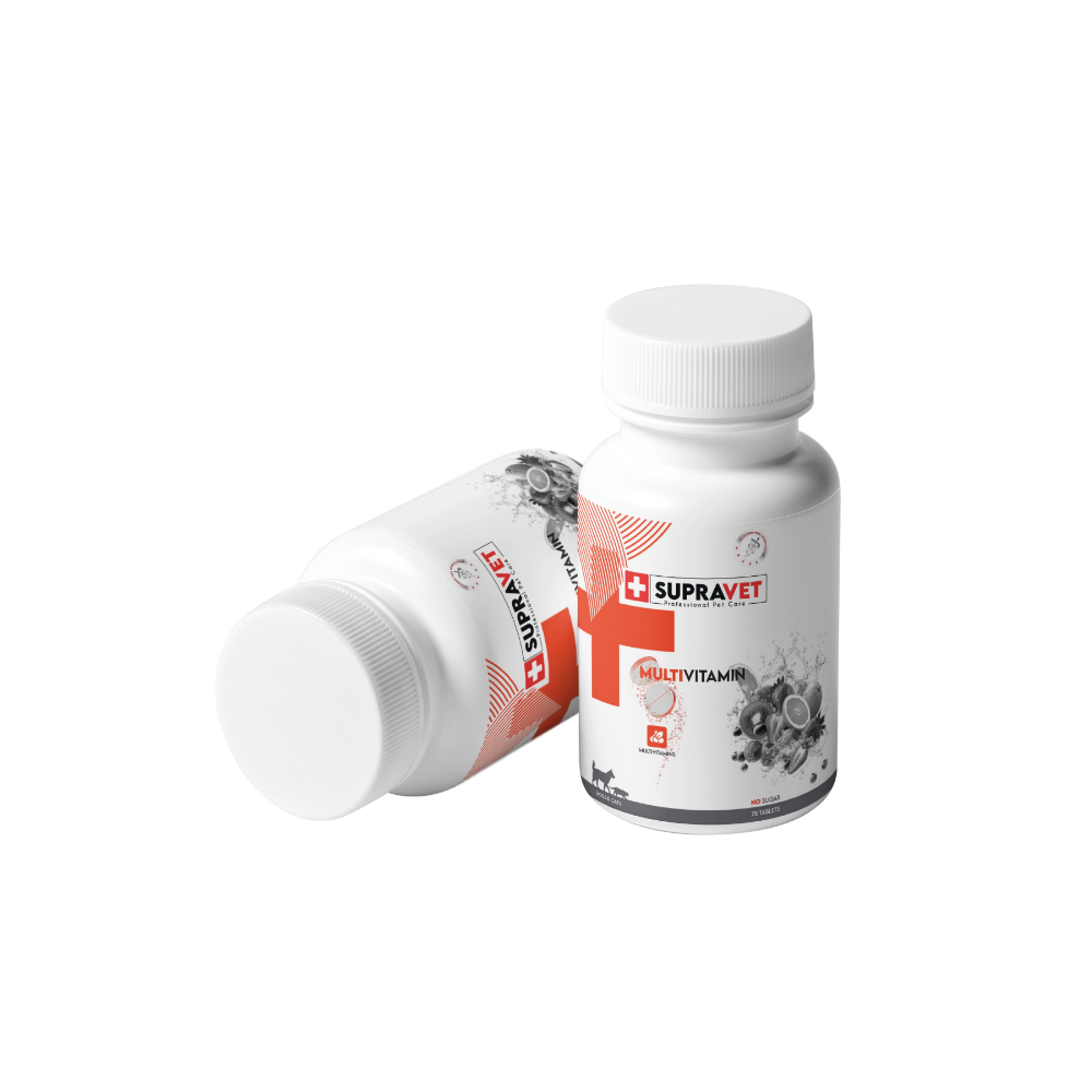 SupraVet Kedi ve Köpekler İçin Multivitamin Tablet 75 Adet