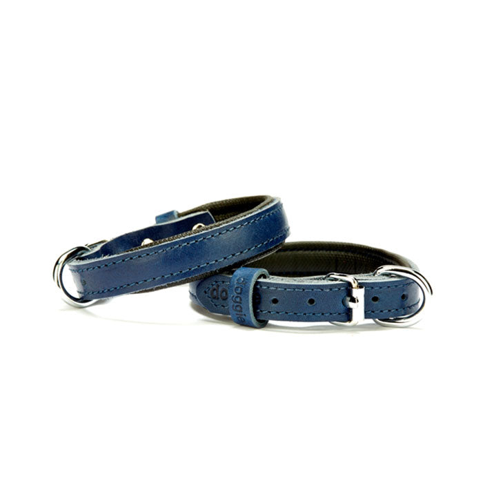 Doggie Konfor Deri Boyun Tasması Royalmavi 1,5X25-30Cm