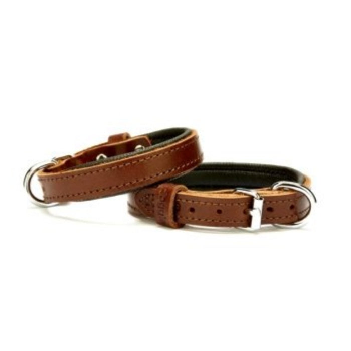Doggie Konfor Deri Boyun Tasması Kahve 1,5X20-25Cm