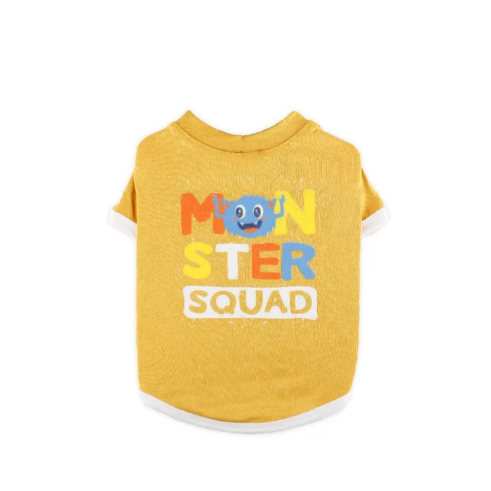 Zampa Monster Sarı Kedi & Köpek T-Shirt Medium