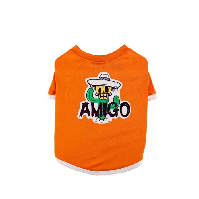Zampa Amigo Turuncu Kedi & Köpek T-Shirt Xlarge