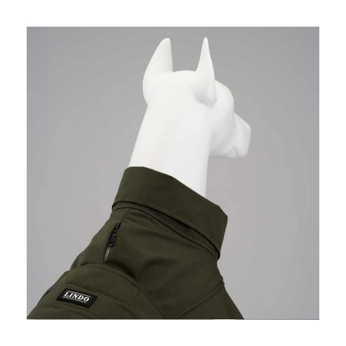 Lindo Trenchkot Khaki Köpek Yağmurluğu Beden 7