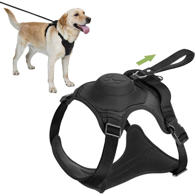 Buddy&Co Ultra Seri Otomatik Göğüs Tasması L Siyah