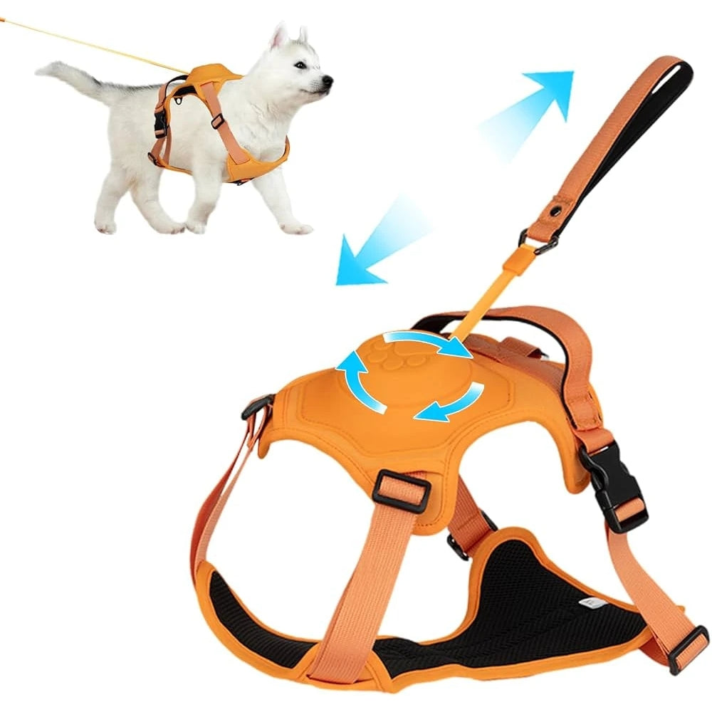 Buddy&Co Ultra Seri Otomatik Göğüs Tasması L Turuncu