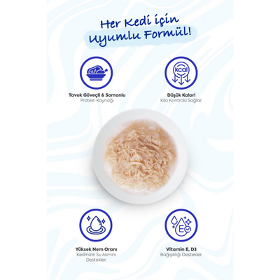Inaba Ciao Chicken Stew Tavuk Güveç ve Somonlu Pate 40 Gr