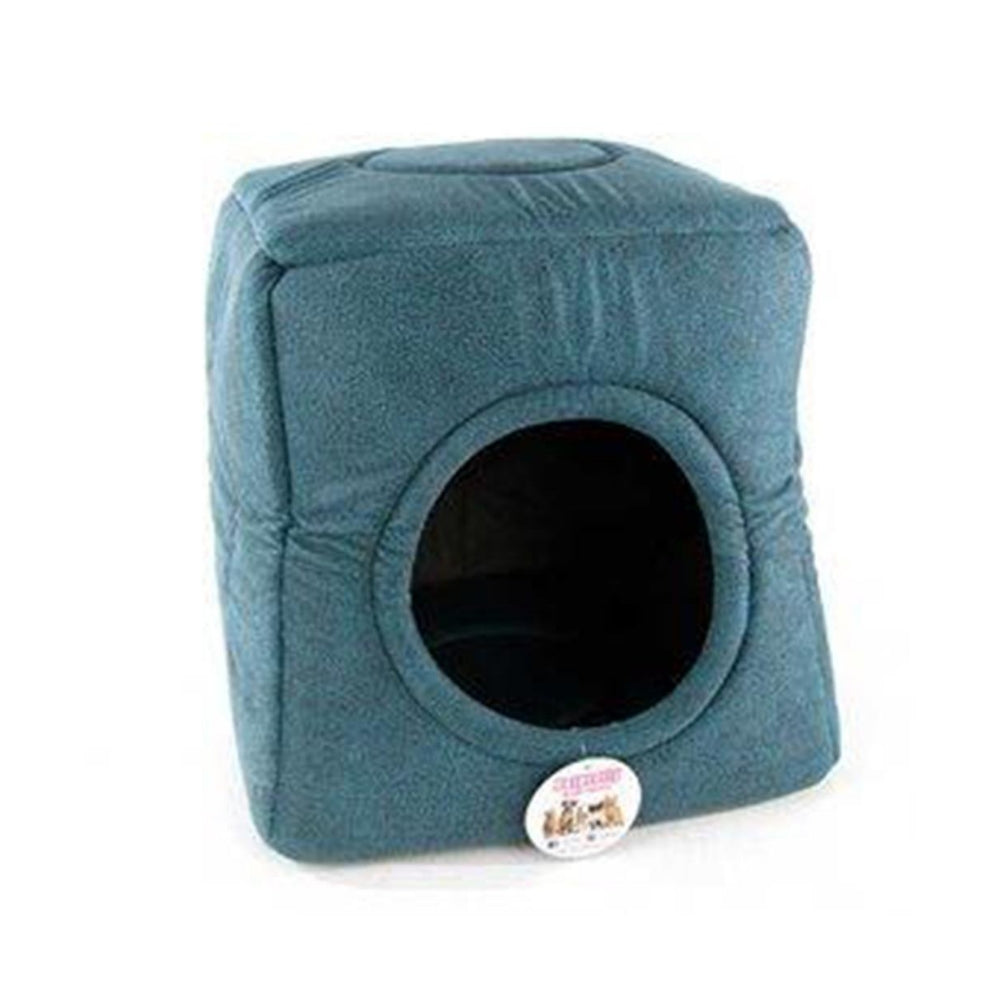 Petpretty Comfort Üç Fonksiyonlu Kedi Yatağı Mavi 42x42x23cm