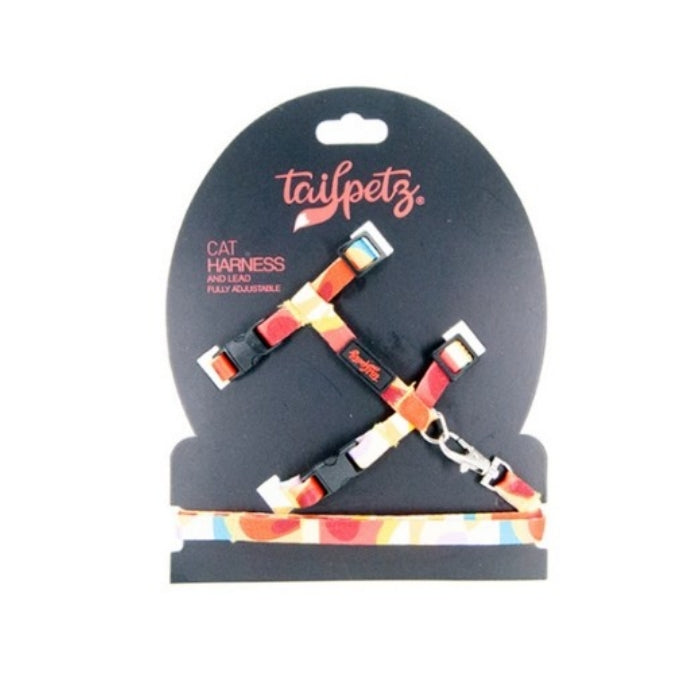 TailPetz Kedi Göğüs & Gezdirme Takımı Pıcasso