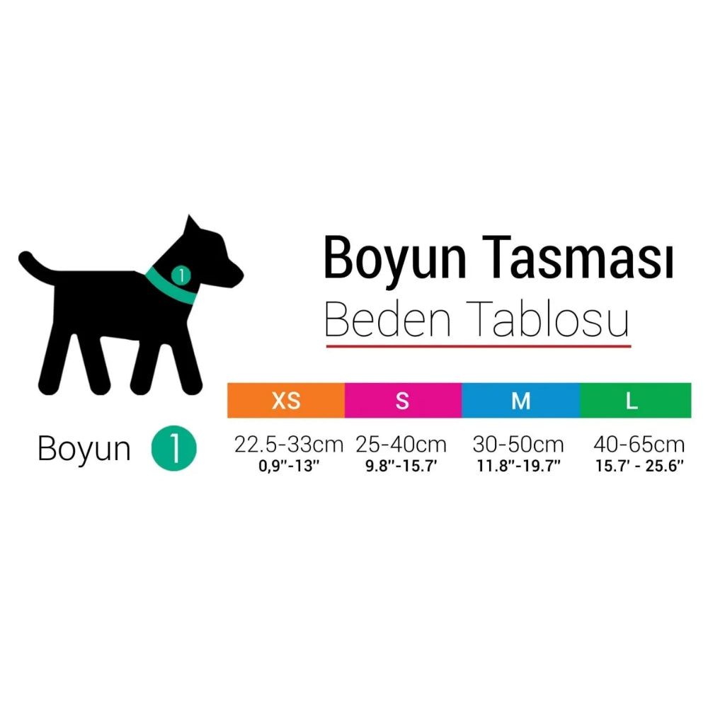 TailPetz Bubbles Boyun Tasması M