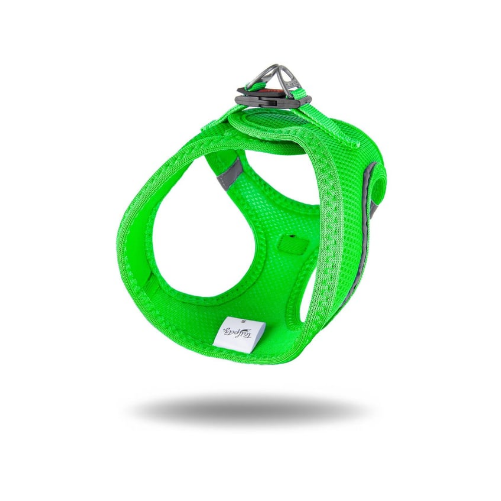 TailPetz Airmesh Neo Green Köpek Göğüs Tasması 3XS