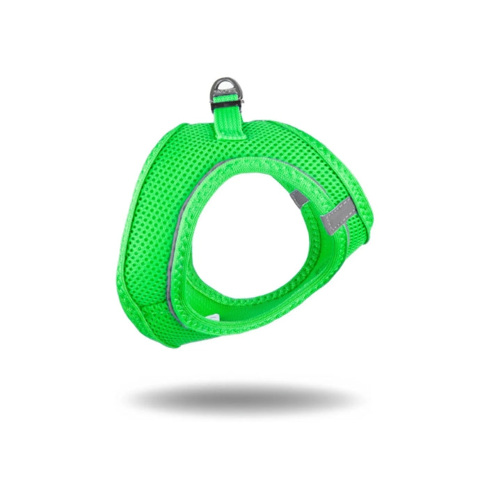 TailPetz Airmesh Neo Green Köpek Göğüs Tasması XL