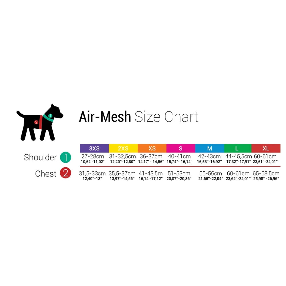 Tailpetz Airmesh Harness Lılac Köpek Göğüs Tasması M