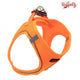 TailPetz Airmesh Neo Orange Köpek Göğüs Tasması S
