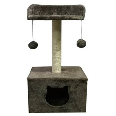 Zampa Üç Katlı Kedi Oyun ve Tırmalama Tahtası 35x35x72cm