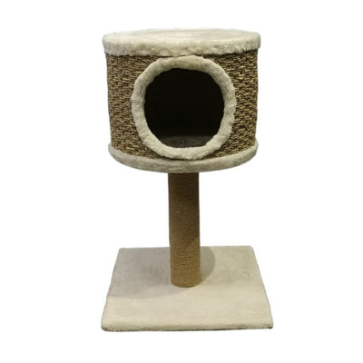 Zampa Tek Katlı Yuvalı Kedi Tırmalama 34*34*58cm