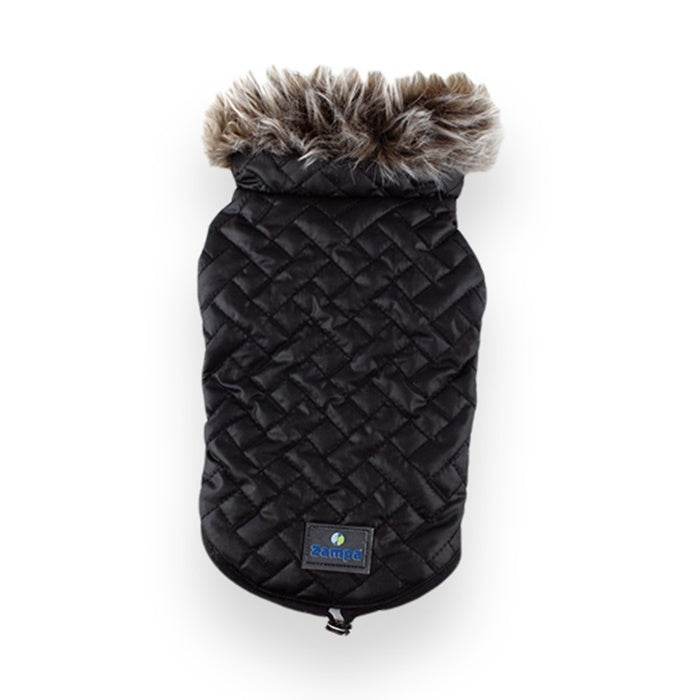Zampa Supreme Yakalı Kürklü Mont Siyah - L
