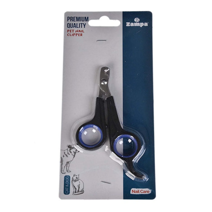 Zampa Kedi ve Köpek Tırnak Kesme Makası 12x6cm, Gri Siyah